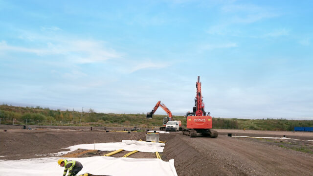 Seinäjoen kierrätysaseman tontilla työt käynnissä